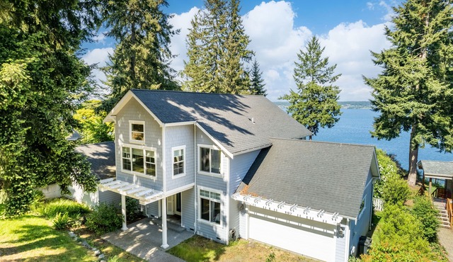 Panoramic Saratoga Passage Views | Elegant Whidbey Home by AvantStay