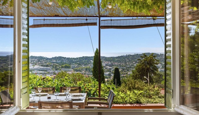 Panoramic sea view villa & heated pool