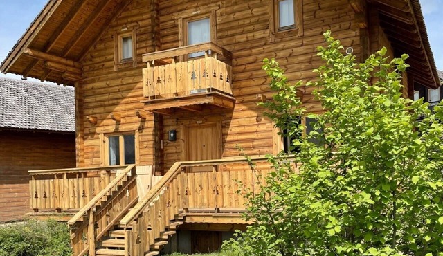 Panoramic view chalet ready for the piste