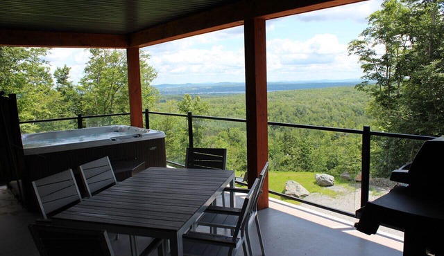 Panoramic view of Magog - Spa - Archimede