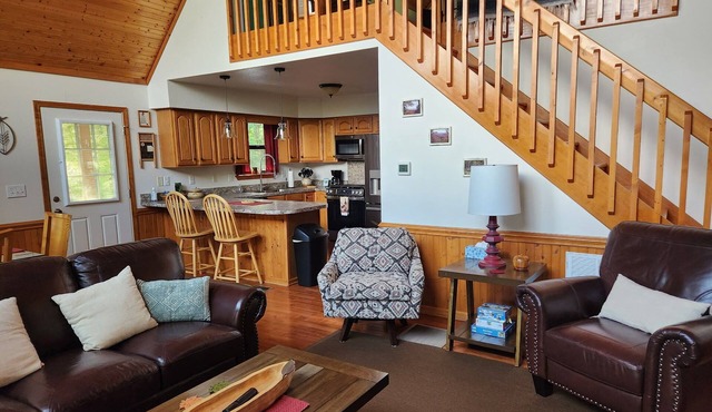 Panoramic views of the Smoky Mountains, near Blue Ridge Parkway and Bryson City
