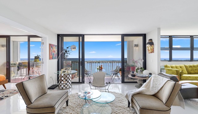 Panoramic Water Views of Palm Beach - 3 Mo Min Furnished - Check out drone video