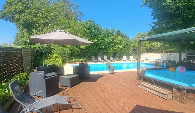 'Papillon' La Grange du Moulin-Just families - Fun for kids - Heated pool - wifi