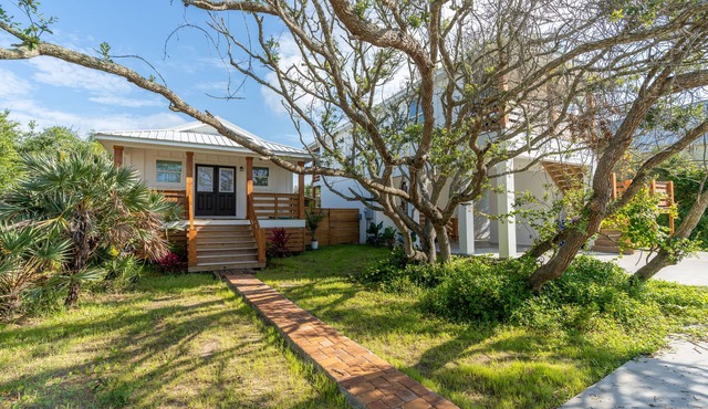 Paradise Found! nJust steps to the sand with this Villa on Vilano Beach.