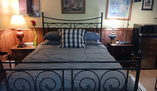 Paradise found, private basement suite with keyless door pad entry.