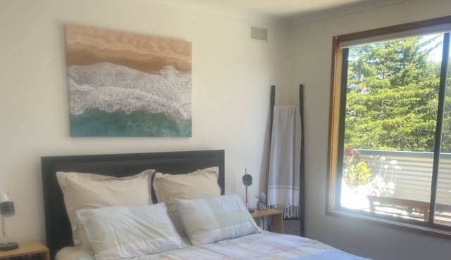 Paradise on a spacious double block close to the lake and beach.