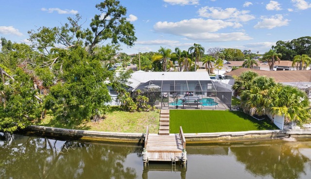 Paradise Pool Home with Canal Access