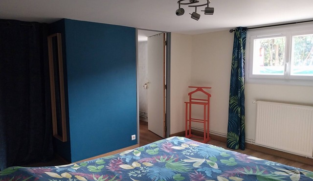 Parental suite 2/5pers ideal for wedding Lacenas near Ruisseliere château du Sou