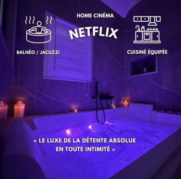 Parenthèse exclusive avec piscine et jacuzzi