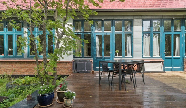 Part of a closed-down village school.