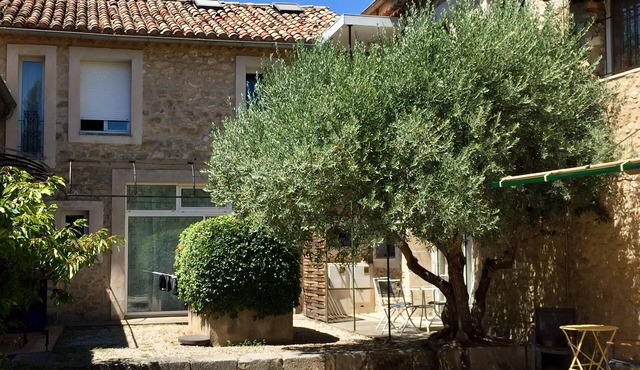 Part of Résidence Lou Boulidou, former winery, now unique holiday homes.