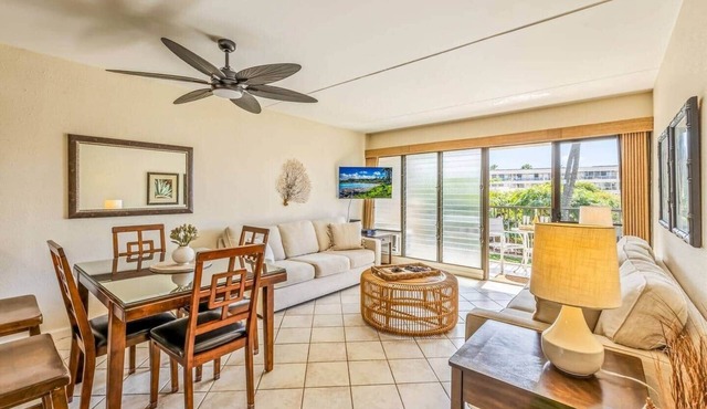 Partial oceanview, AC, 1bedroom, across from beach