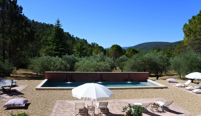 Partial privatization Bastide, exceptional park, olive grove, swimming pool, Provence