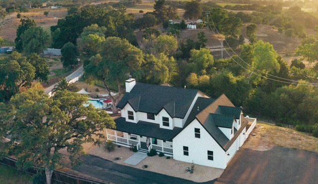 Paso Wine Country Farmhouse | Pool, Spa, Game Room