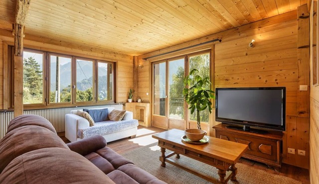 Passy · Appart 7pax | Vue Vallée Monts | Balcon | Lumineux