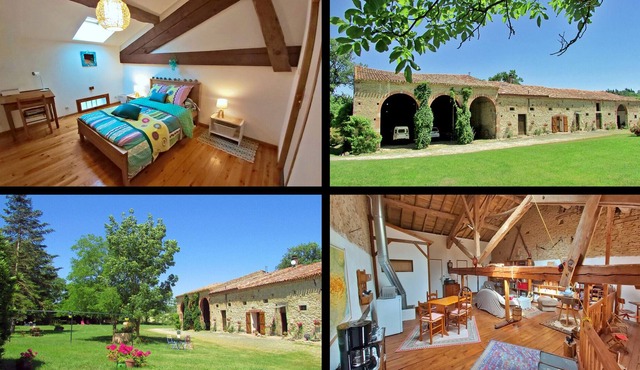 Pastel: furnished room between Toulouse and Carcassonne