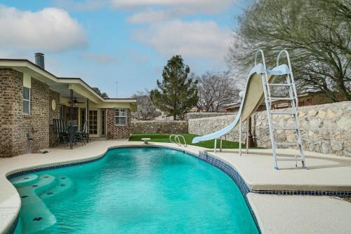 Patio and Fenced Yard Group Getaway Near Fort Bliss