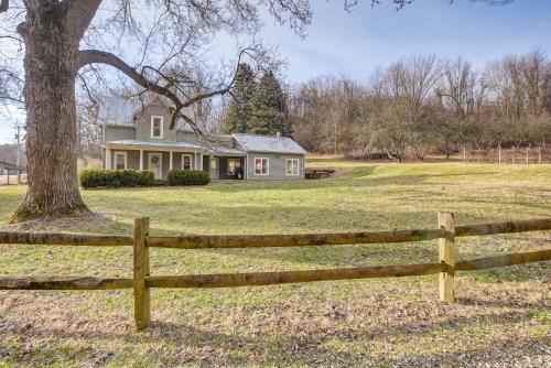 Patio and Scenic Views Modern Ohio Farmhouse