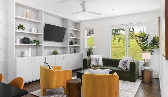 Patio, FirePit, Garage - Walk to Belmont, 12 South, Restaurants & More