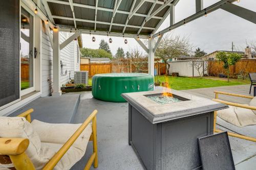 Patio Oasis! Contemporary Tacoma Hideout