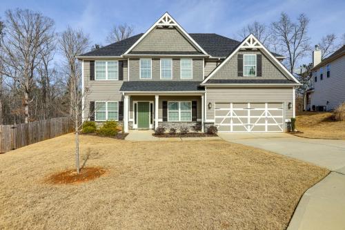 Patio with Fireplace Spacious Sharpsburg Home!