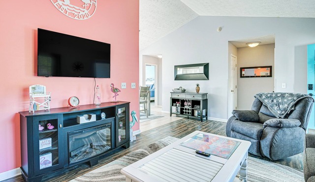 Patio, Yard & Lake Views: Home in Myrtle Beach!