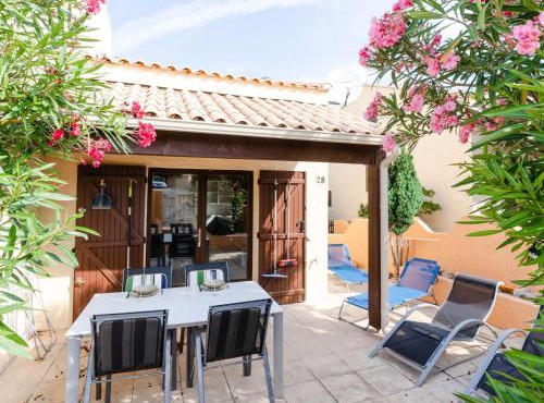 Pavillon Studio Mezzanine à Narbonne-Plage avec Piscine - FR-1-409-241