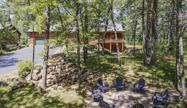 PEACE AND QUIET SAND VALLEY Spacious log home with tranquil lake view