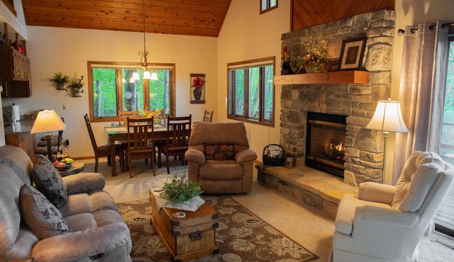 Peace And Tranquility Setting In The Woods!