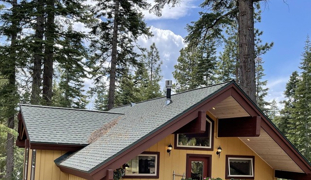 Peace in the woods, walk to Lake Tahoe, minutes to resorts, shops & restaurants.