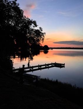 Peaceful 3 bedroom Lake Front Home on 1 acre