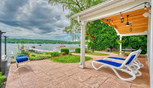 Peaceful 3-bedroom waterfront lakehouse on Conesus Lake.