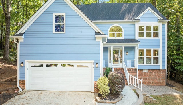 Peaceful 4-bedroom house in Cary Near Kokabooth and WakeMed
