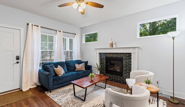 Peaceful 4BR Home w/Porch, Deck & Wooded Views Perfect for Families and Friends