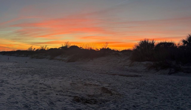 Peaceful 5-bedroom cottage with a pool and spa located on charming Jekyll Island