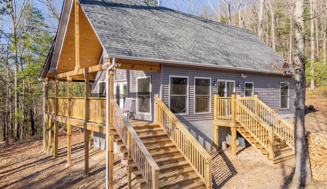 Peaceful A-frame cabin with hot tub, forest views, modern comfort, and total privacy in nature.