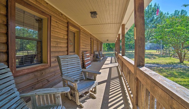 Peaceful Alabama Cabin on Secluded Acreage!