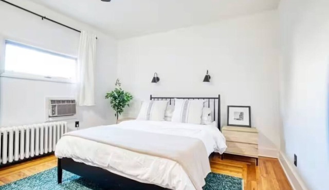 Peaceful Apartment with Waterview and Patio, Walk to Beach!