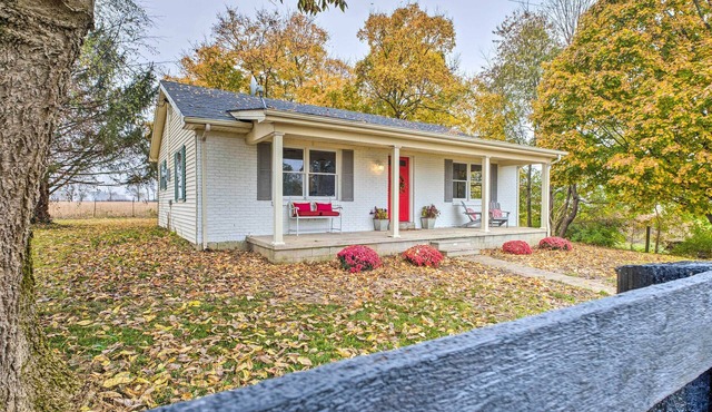 Peaceful Bluegrass Getaway on 10-Acre Farm!