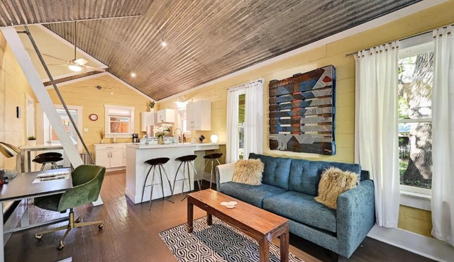 Peaceful Bungalow with Fenced Yard near Shops and Cafes