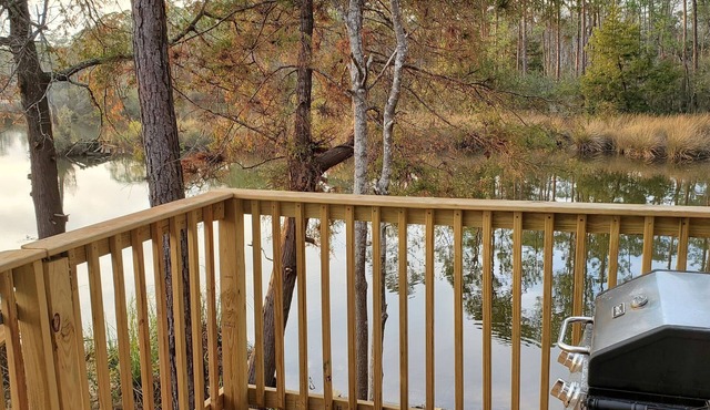 Peaceful Cabin on the Water fishing boat 3br 2 ba fishing from the back porch