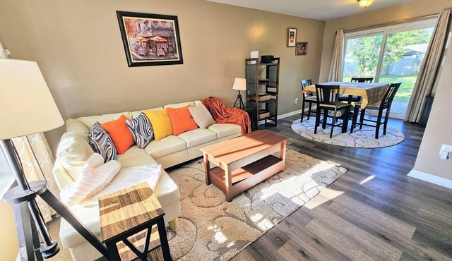 Peaceful, clean, spacious, great to stay.