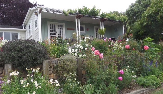 Peaceful cottage in private garden setting.