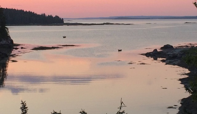 Peaceful cottage overlooking private cove on Maine island