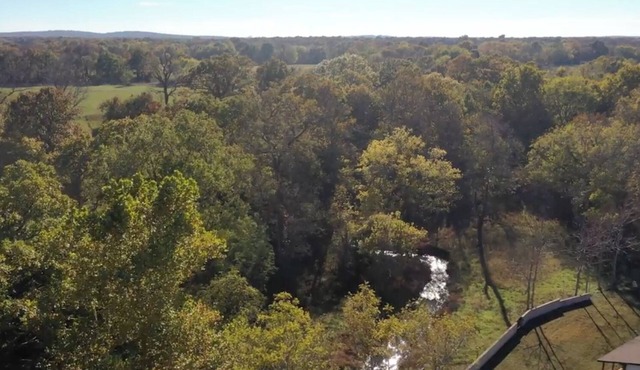 Peaceful creek-front cabin in the Ozark foothills, near historic Cherokee sites