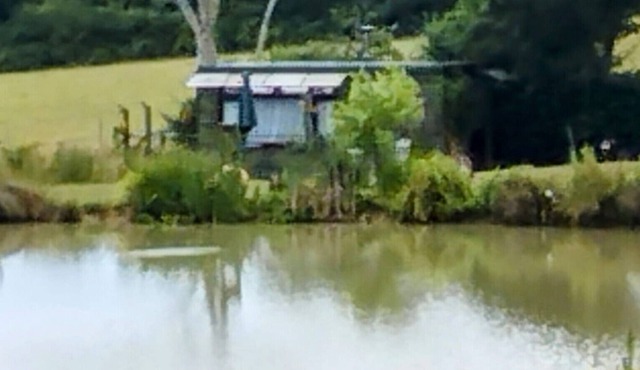 Peaceful en-suite lakeside cabin with all mod cons.
