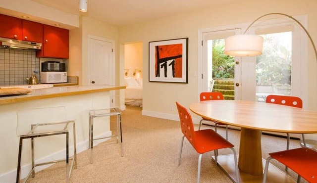 Peaceful, Garden-facing Retreat in Hip Historic, Sunny SF Neighborhood