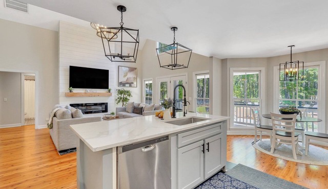 Peaceful gated private 4-Acre property with pool, game room, and fire pit!