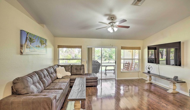 Peaceful Lehigh Acres Home w/Grill + Lanai!