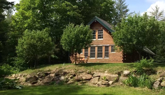 Peaceful Log Cabin in the Woods